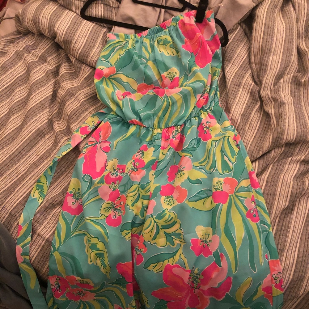 Strapless Lilly Pulitzer Jumpsuit